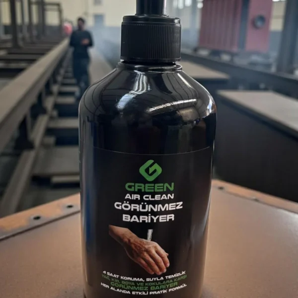 Green Air Clean Görünmez Eldiven Bariyer Jeli (Yağ, Kir, Boya ve Kokulara Karşı Etkili )